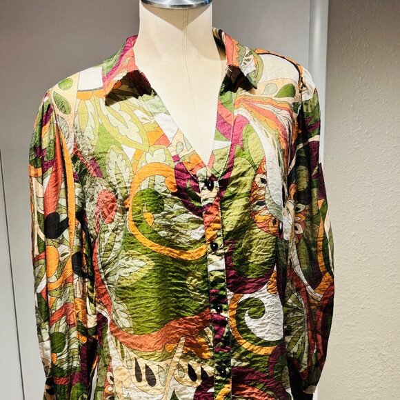 Paparazzi blouse nwt button up formal trendy - Picture 10 of 16